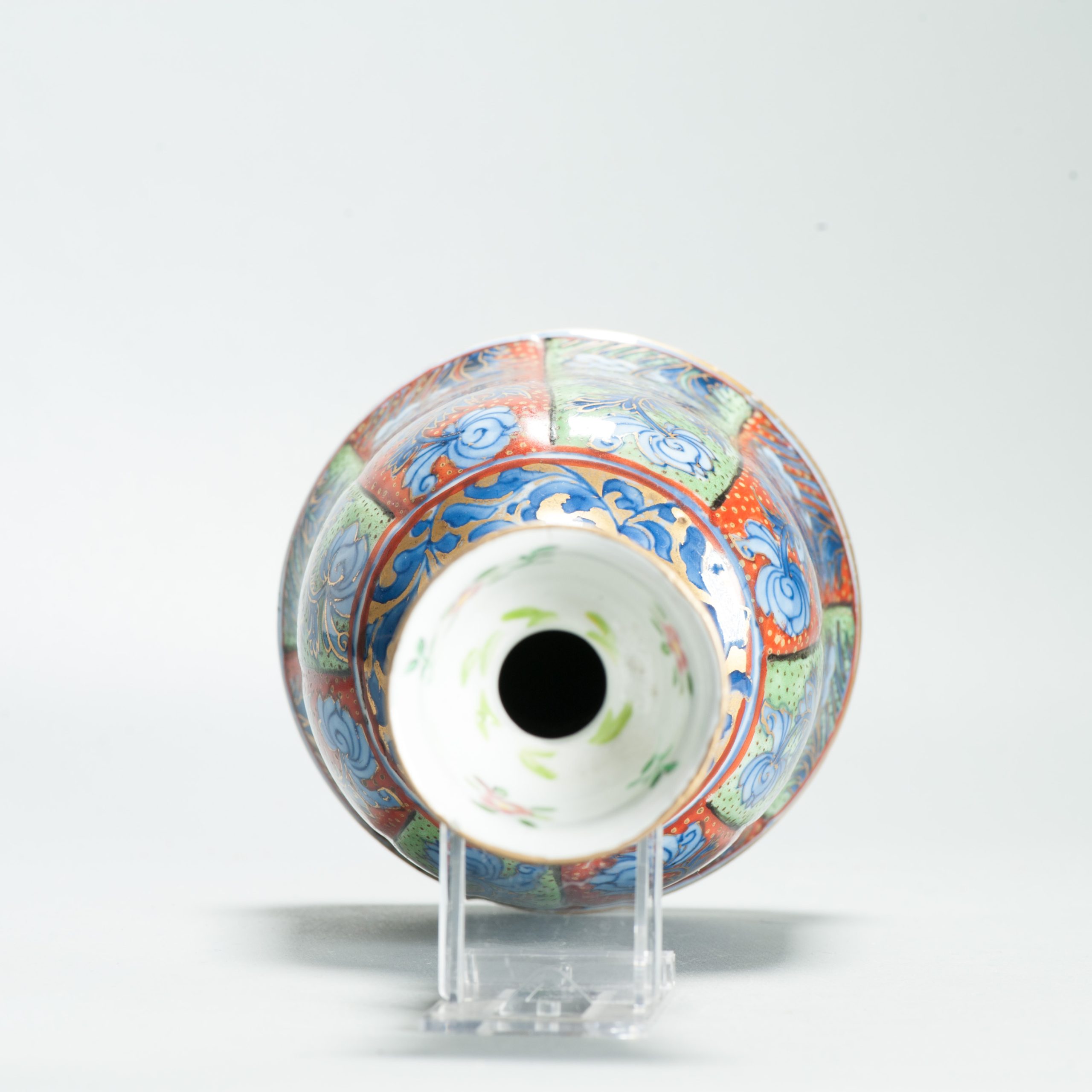 1643 Antique 17th c Blue and White Hookah Base with ca 1800 English Regency / George the IV 19th c redecoration - Image 14