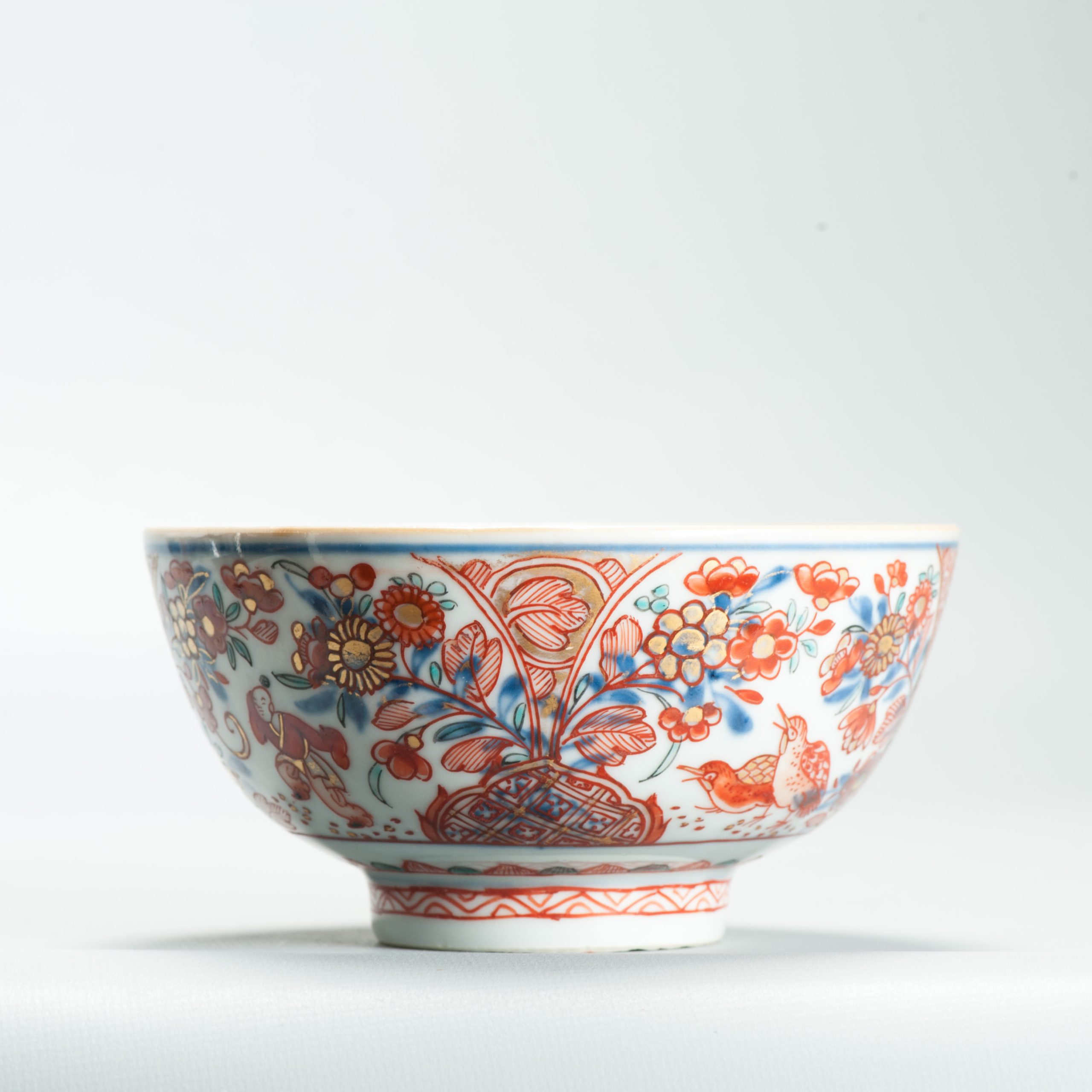 1649 A Chinese Porcelain Amsterdam Bont Bowl with a 2 Quail decoration - Image 15