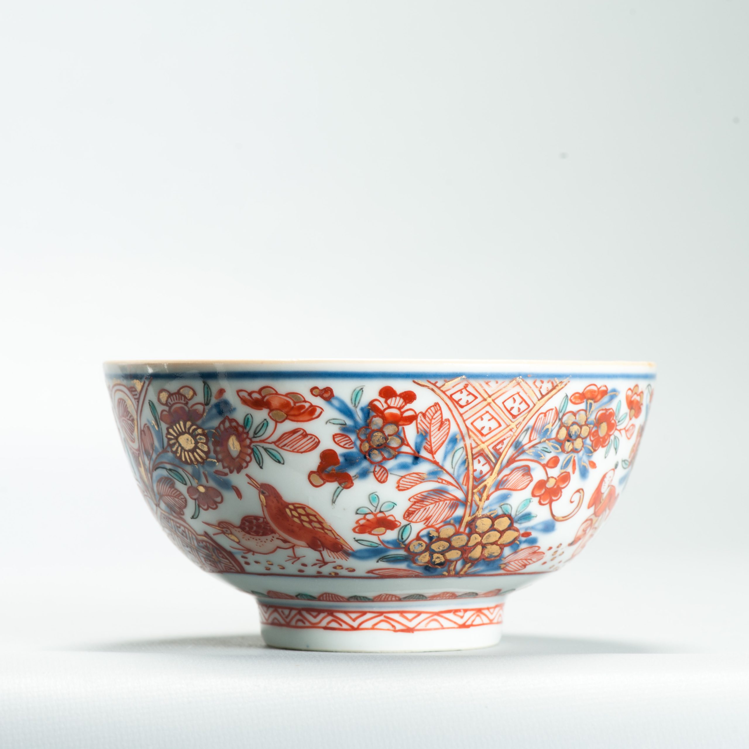 1649 A Chinese Porcelain Amsterdam Bont Bowl with a 2 Quail decoration - Image 6