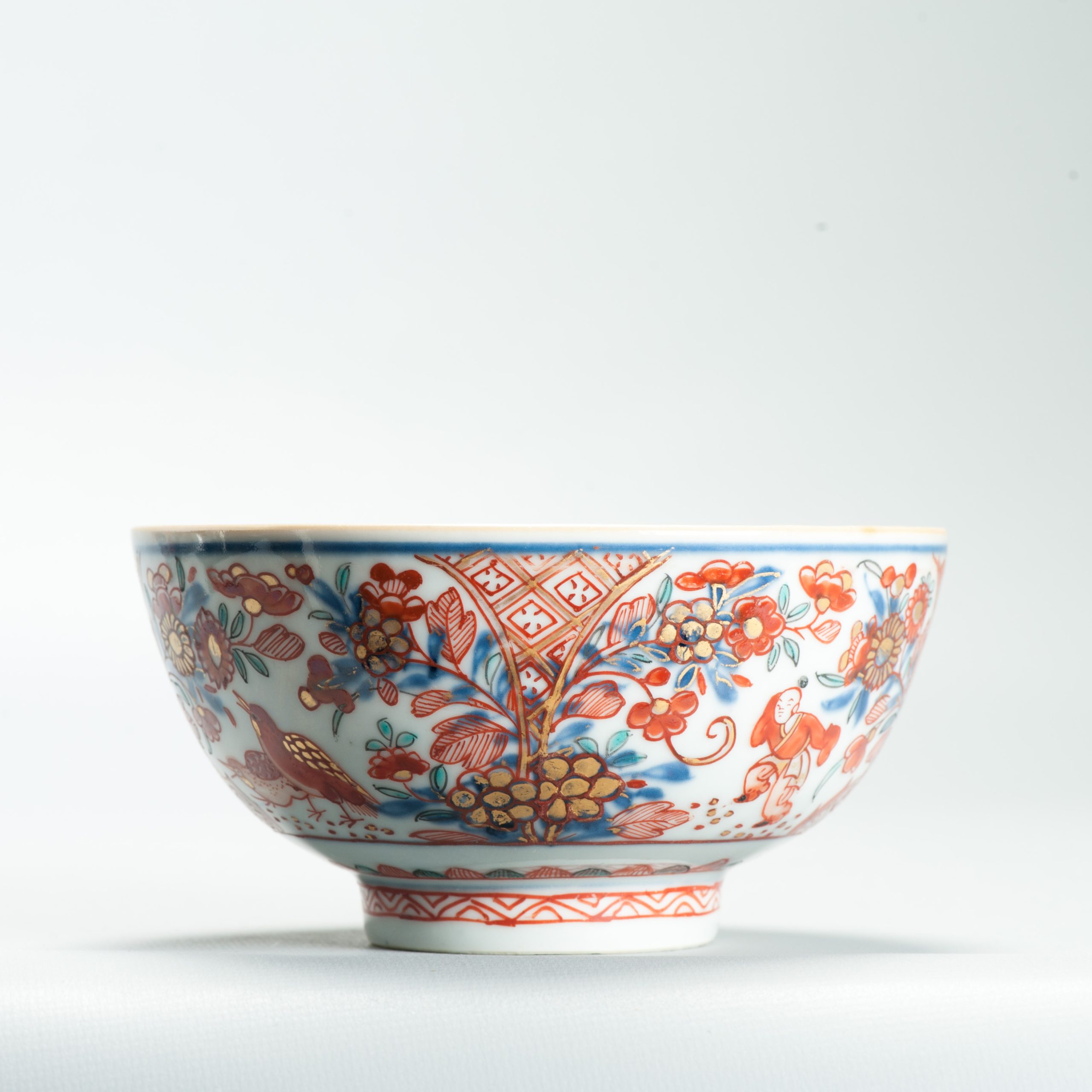 1649 A Chinese Porcelain Amsterdam Bont Bowl with a 2 Quail decoration - Image 5