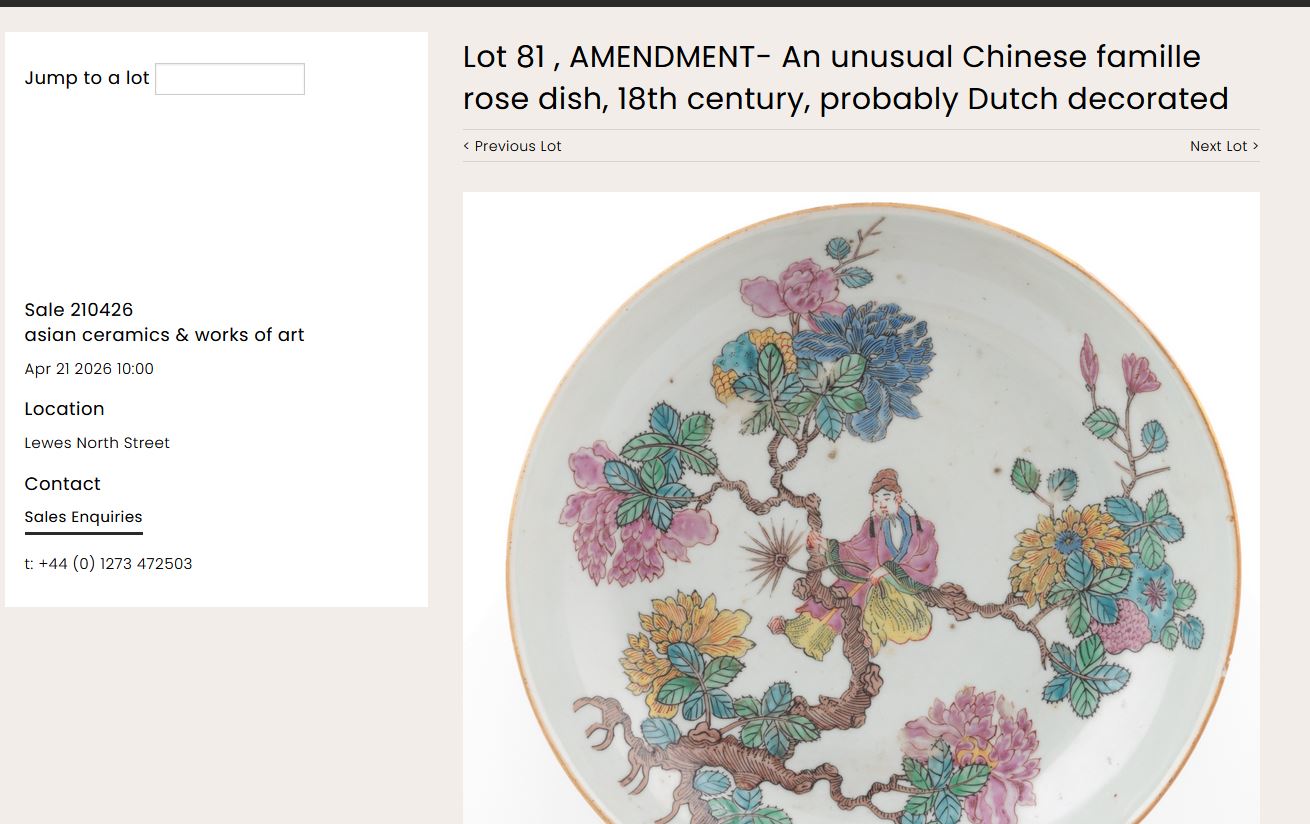 1679 Antique Chinese Porcelain Plate European Decorated With Famille Rose Decoration of Figure and Flowers - Image 13