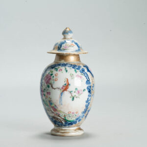 1692 A Very Rare Chinese Teacaddy with an added London Decoration