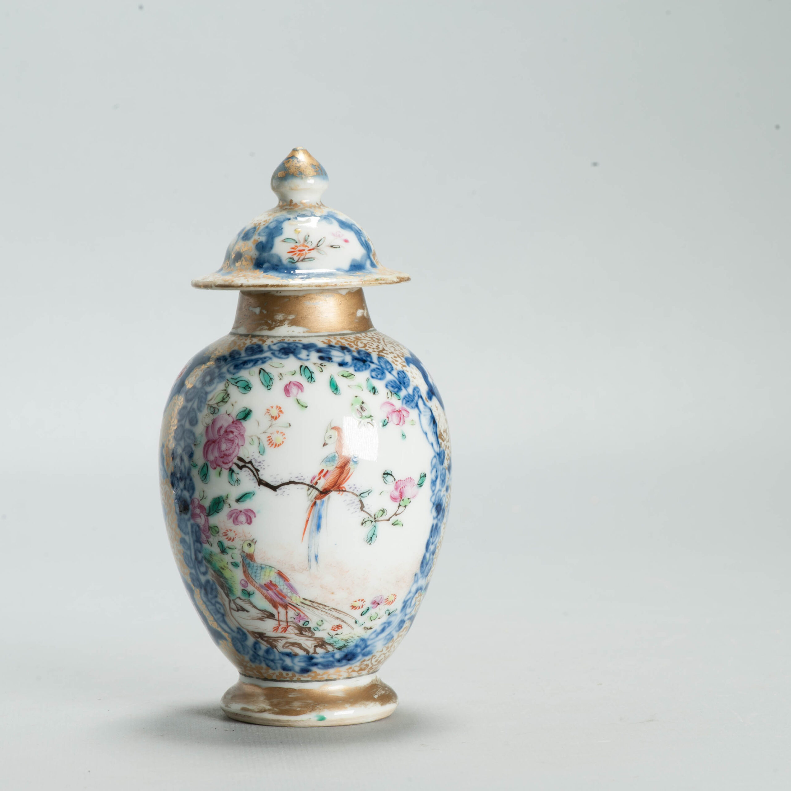 1692 A Very Rare Chinese Teacaddy with an added London Decoration