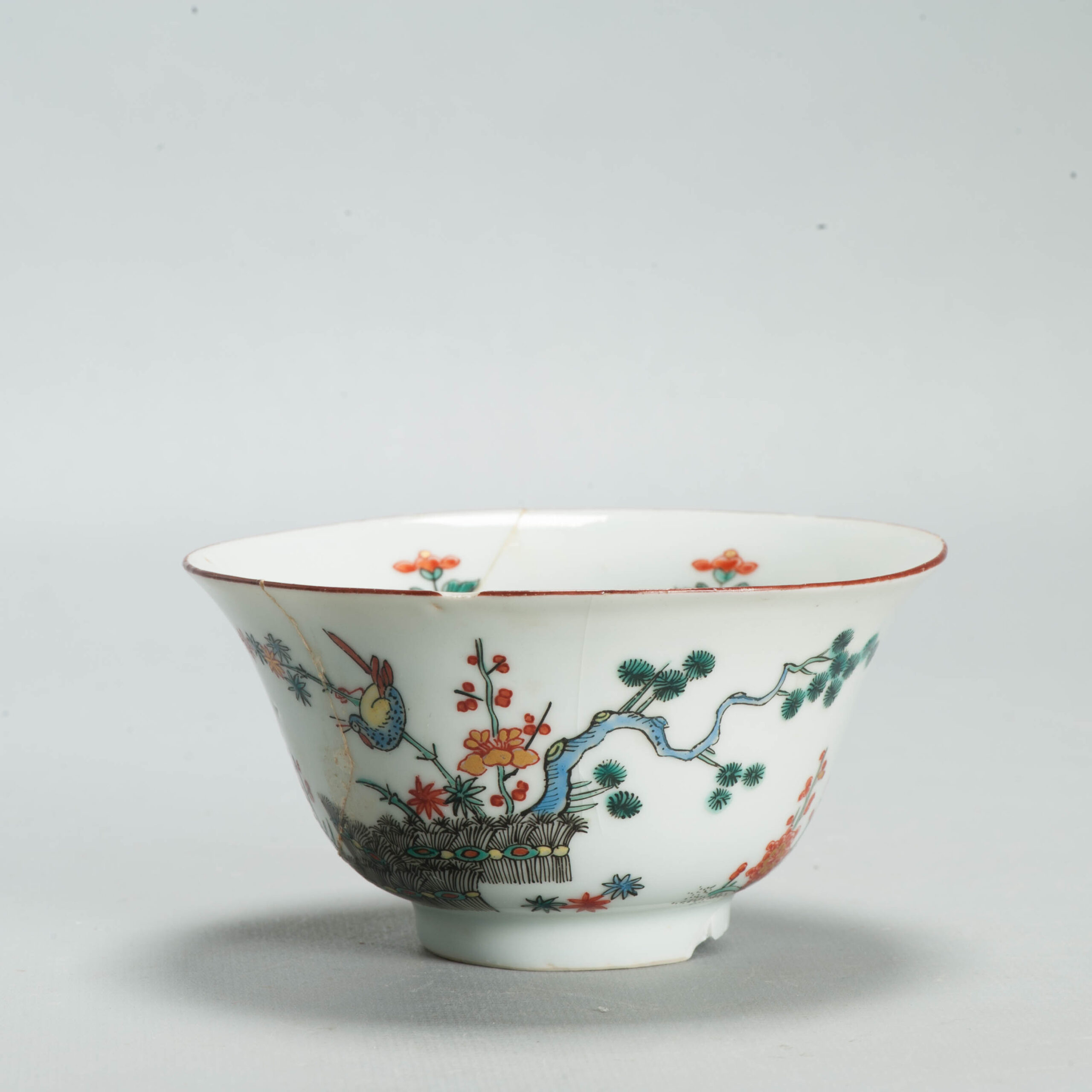 1697 A Chinese porcelain Bowl with Amsterdam Bont Kakiemon Decoration - Image 12