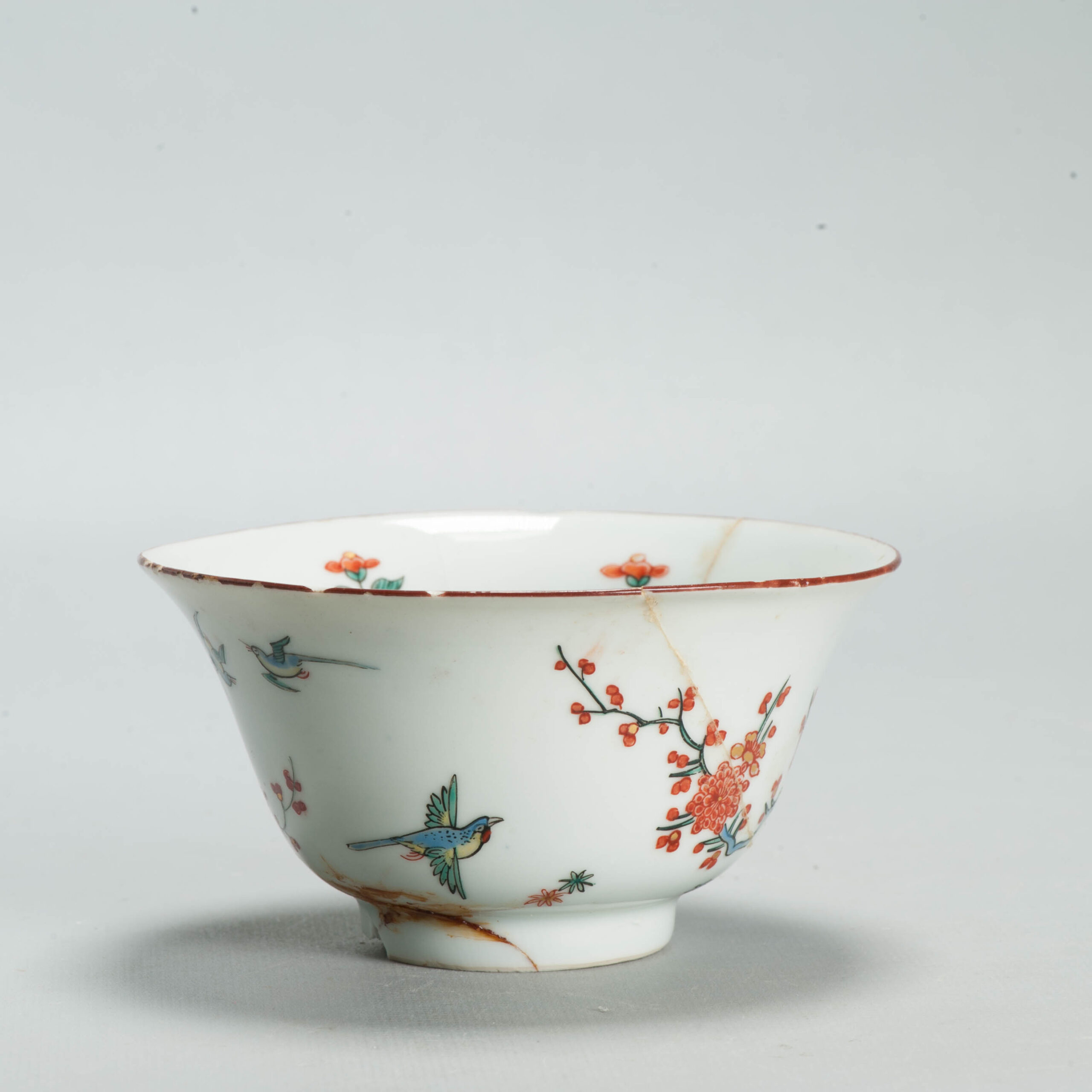 1697 A Chinese porcelain Bowl with Amsterdam Bont Kakiemon Decoration - Image 8