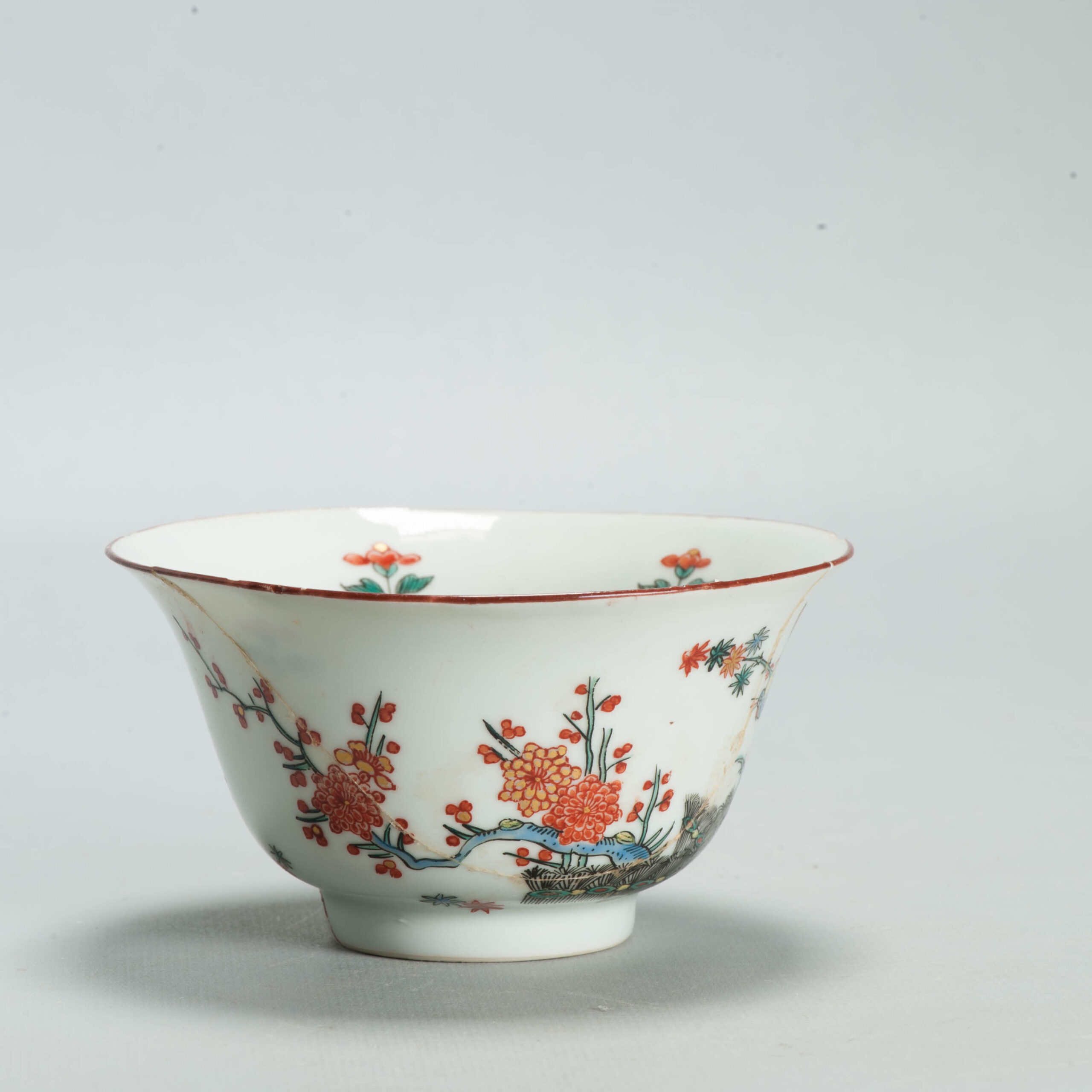 1697 A Chinese porcelain Bowl with Amsterdam Bont Kakiemon Decoration - Image 6